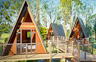 木屋別墅、木屋建造、木屋價(jià)格、麓宿、旅居木屋